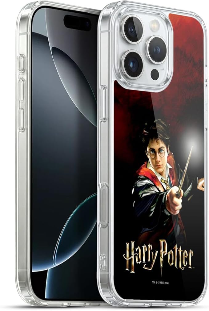 Head Case Designs Officially Licensed Harry Potter Harry Portrait Prisoner of Azkaban II Gel Case [Military Grade Protection] Compatible with Apple iPhone 16 Pro Max and Compatible with MagSafe