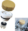 Vacuum Breaker Replacement Kit, ASSE 1019‑A Anti‑Siphon Repair Parts for Frost‑Free Outdoor Sillcock Hose Bib Faucet, Complete Repair Set with O‑Rings and Teflon Tape (1 Pack)