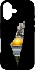 Palestinian Map Al Aqsa Jerusalem in Palestine Case for iPhone 17