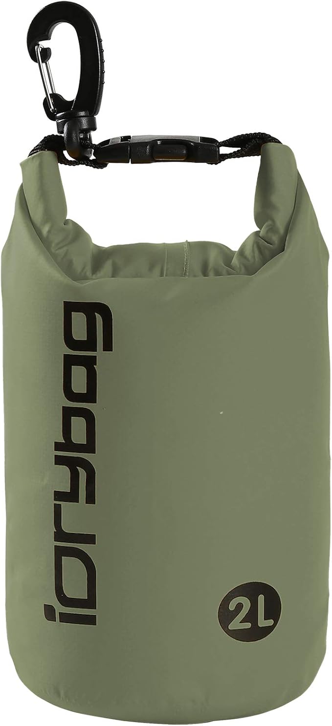 IDRYBAG Dry Bag for Kayaking Waterproof 2L/5L/10L/15L/20L, Small Dry Sack Waterproof Bag for Boating