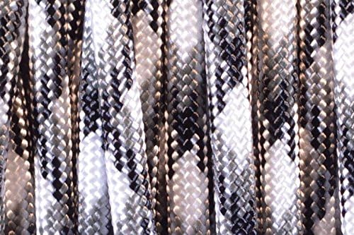 BORED? PARACORD! 550 lb Paracord – Ideal for Crafting, DIY Projects, Camping, Military & Active Outdoors – 300+ Colors – Tactical Parachute Cord Type III – Strong - Urban Camo 50 Feet