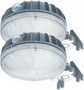 Owleye 6000LM Dusk to Dawn Outdoor Lighting LED Barn Light Security Lights, 42W 4000K Daylight, AC 120-240V, ETL Listed, Waterproof Outside Lights for Yard Warehouse Garage （2pack）