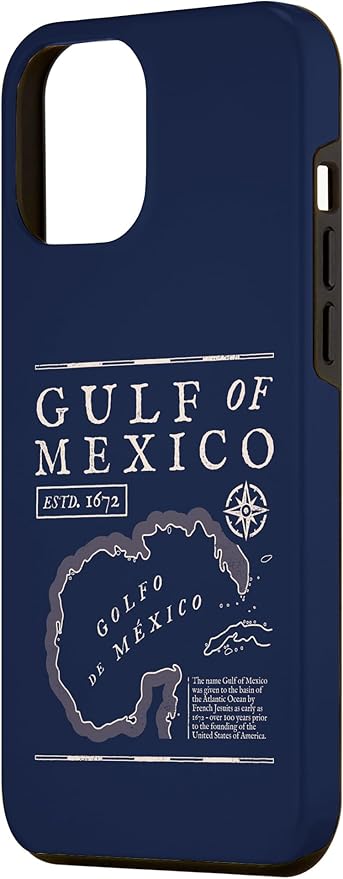 Gulf of Mexico 1672 Historic Map Case for iPhone 12 Pro Max