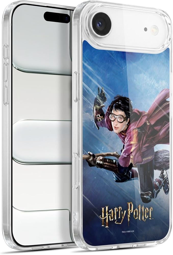 Head Case Designs Officially Licensed Harry Potter Quidditch 1 Prisoner of Azkaban II Gel Case [Military Grade Protection] Compatible with Apple iPhone 17 Air and Compatible with MagSafe