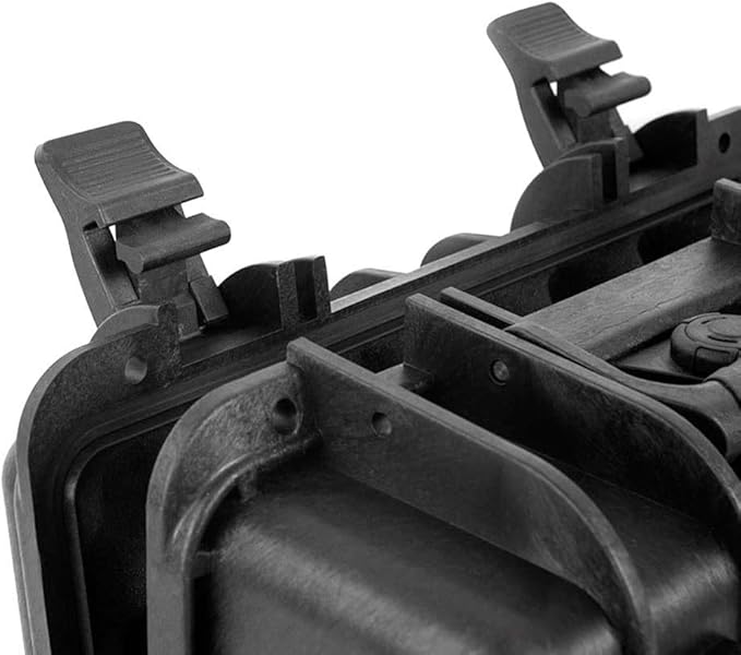 Monoprice Weatherproof/Shockproof Hard Case - IP67, Customizable Foam, 13" x 12" x 6", Black - Pure Outdoor Collection