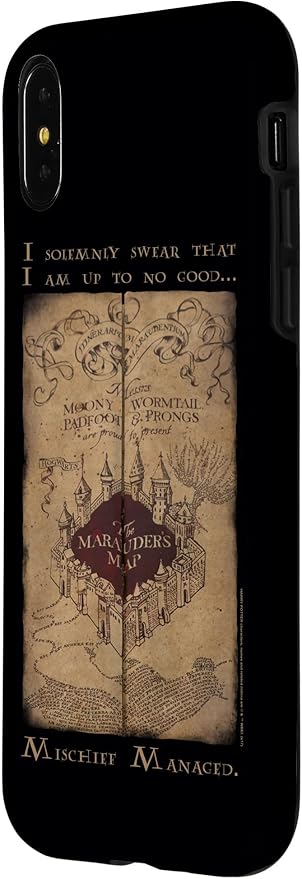 iPhone X/XS Harry Potter Marauder's Map Words Case