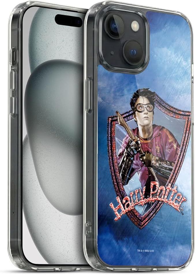 Head Case Designs Officially Licensed Harry Potter Quidditch 2 Prisoner of Azkaban II Gel Case [Military Grade Protection] Compatible with Apple iPhone 15 and Compatible with MagSafe