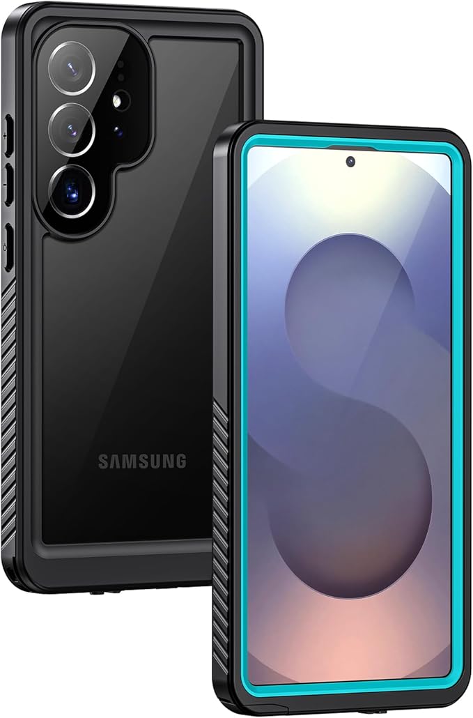 Lanhiem for Samsung Galaxy S25 Ultra Case, IP68 Waterproof Dustproof, Built-in Screen Protector, Rugged Full Body Shockproof Protective Cover for Galaxy S25 Ultra 5G 6.9 Inch, Blue