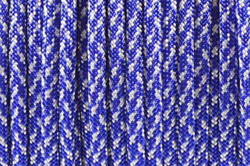 BORED? PARACORD! 550 lb Paracord – Ideal for Crafting, DIY Projects, Camping, Military & Active Outdoors – 300+ Colors – Tactical Parachute Cord Type III – Strong - Clouds 50 Feet