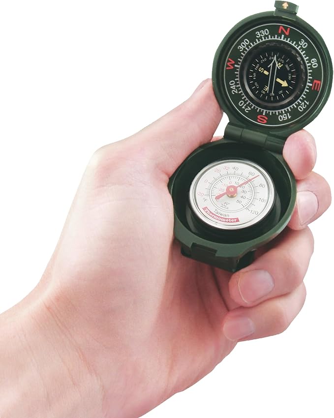 Coghlan’s Outdoor Compasses for Hiking, Camping, Survival & Orienteering – Map, Lensatic, Liquid-Filled, Wrist, Carabiner & Pocket Navigation Tools