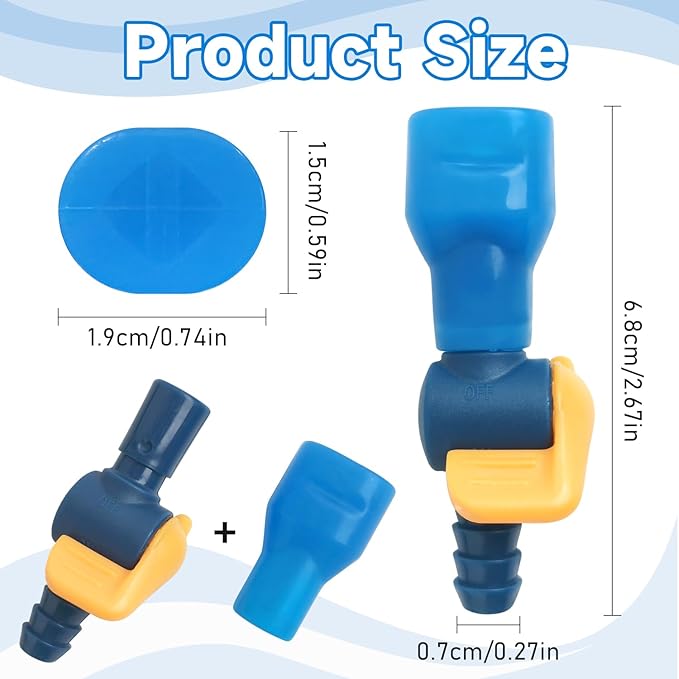 Bite Valve ON-Off Switch Tube Nozzle Replacement for Hydration Bladder