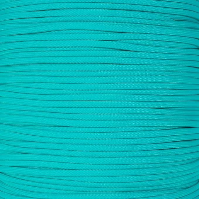 Paracord Planet Solid Color 550lb Paracord – 7 Strand Type III Nylon Cord for Indoor and Outdoor Tasks – Seafoam Green (25 ft)