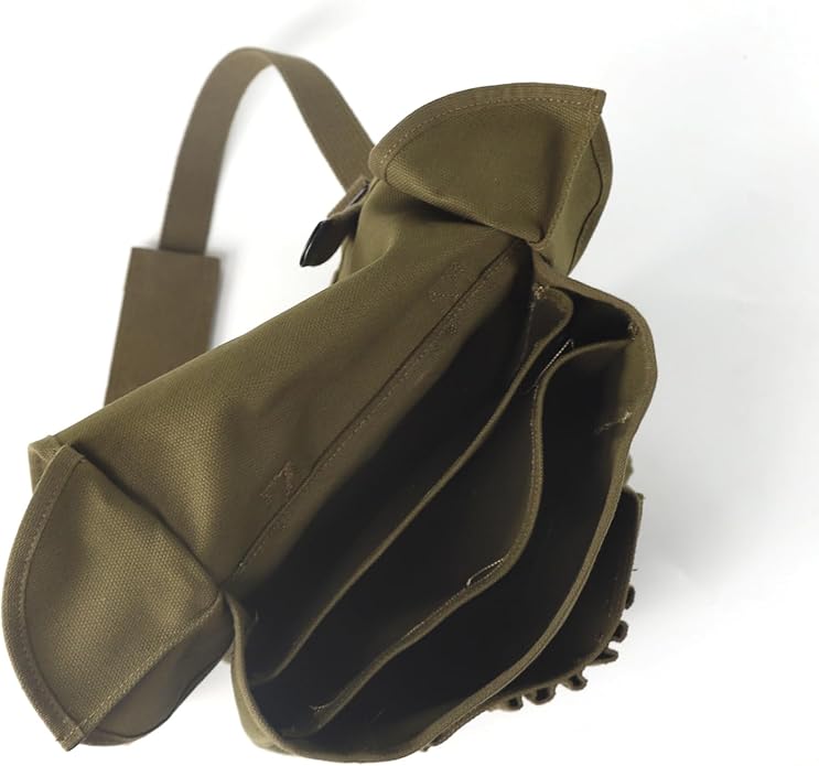 WWII WW2 US Map Case Canvas Olive Green