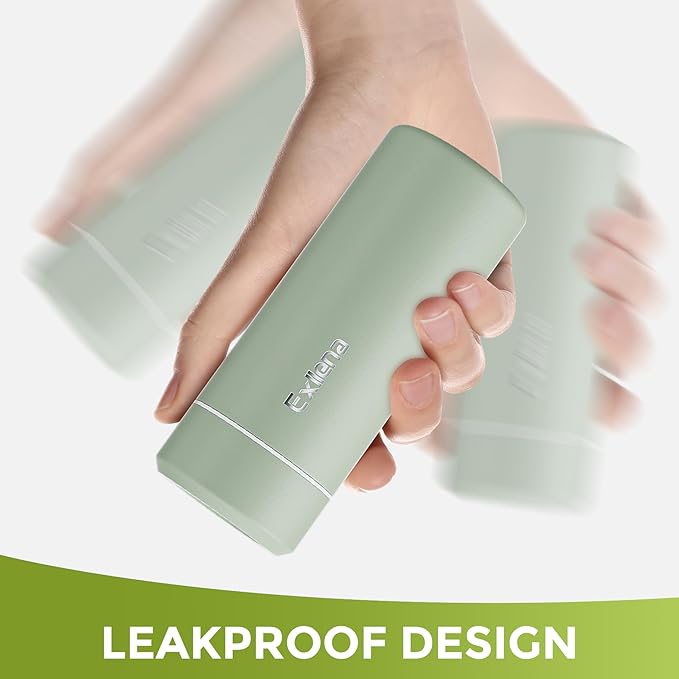 【Upgraded】Exllena Small Insulated Water Bottle 8 oz/250ml– Mini Insulated Water Bottle for Hot & Cold Drinks, Perfect Small Water Bottle for Travel, Purse...(Sage Green)