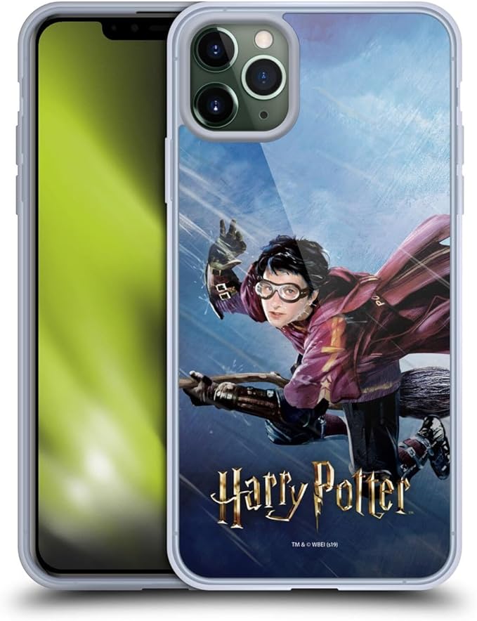 Head Case Designs Officially Licensed Harry Potter Quidditch 1 Prisoner of Azkaban II Gel Case [Military Grade Protection] Compatible with Apple iPhone 11 Pro Max and Compatible with MagSafe