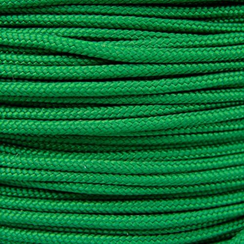 Paracord Planet 95lb Paracord – 1 Strand Type I Parachute Cord for Outdoors and DIY – Kelly Green (25 ft)