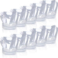 Soddeph Collapsible Water Container Bag, BPA Free Food Grade Clear Plastic Storage Jug for Sport Camping Riding Mountaineer,Freezable, Food Grade (10-pack-2.6 Gal)