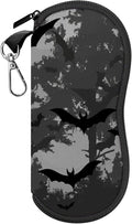 Glasses Case Sunglasses Eyeglass Soft Case Zipper Light Neoprene Pouch with Metal Belt Clip Aesthetic Cute Women Men
