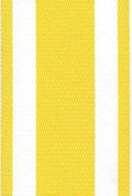 Lawn Chair USA Replacement Lawn Chair Webbing - Webbing for Lawn Chairs, Beach and Camping. UV-Resistant Webbing Strap Made with Durable Polypropylene (2 1/4" x 50', Yellow and White Stripe)