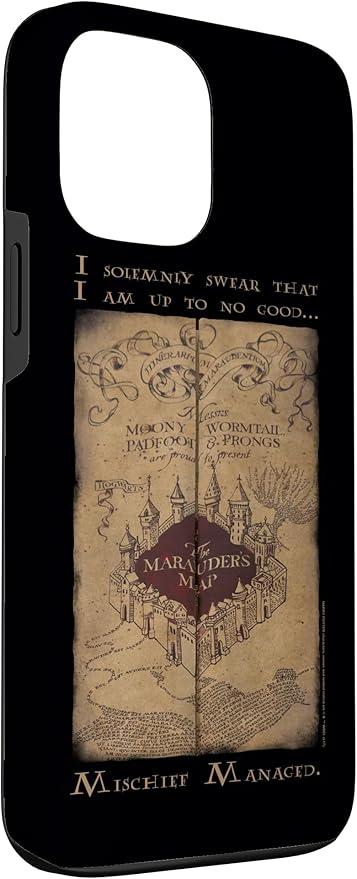 iPhone 13 Pro Max Harry Potter Marauder's Map Words Case