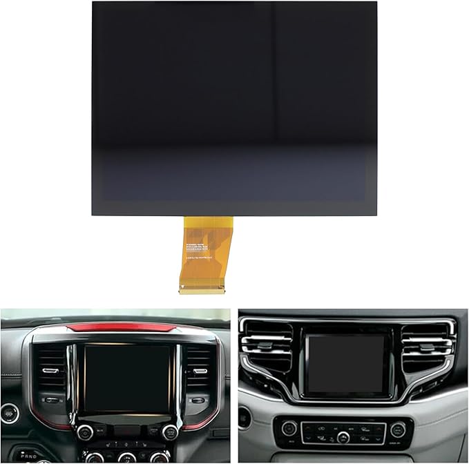 MOTOKU 8.4" Uconnect 4C UAQ LCD Touch Screen Display Monitor Radio Navigation for 2017-2022 Chrysler Dodge Jeep Wrangler Cherokee Challenger Durango Compass Gladiator Digitizer LA084X01(SL)(01)