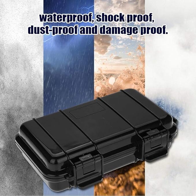 Protective Case, Outdoor Shockproof Storage Case with Sponge for Loading Smartphone Hard Drive and Other Small Electronic Devices (A)