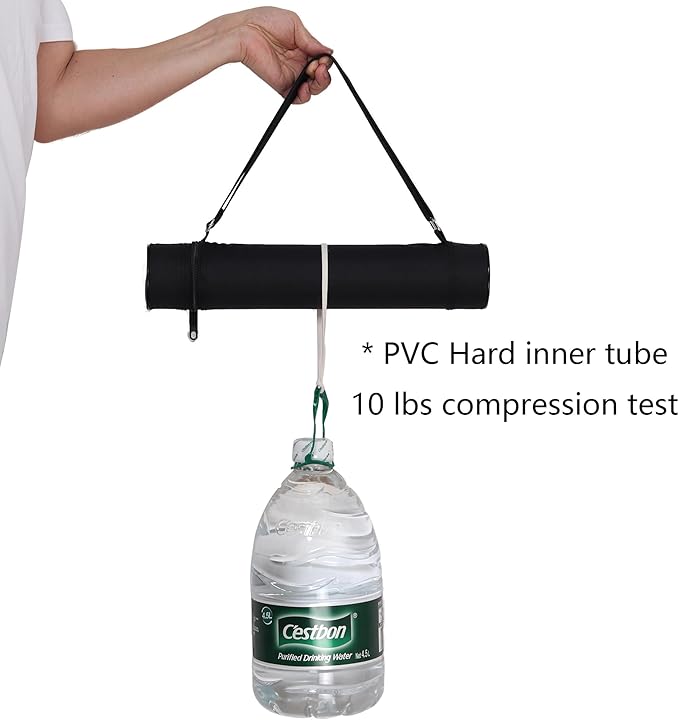 MTG Playmat Tube Storiage Bag Poster Map Storage Tube Hard Inner Heavy Protection Anti-wear Waterproof Oxford Cloth Adjustable Shoulder Strap Fits 14in 15in TCG Playmats