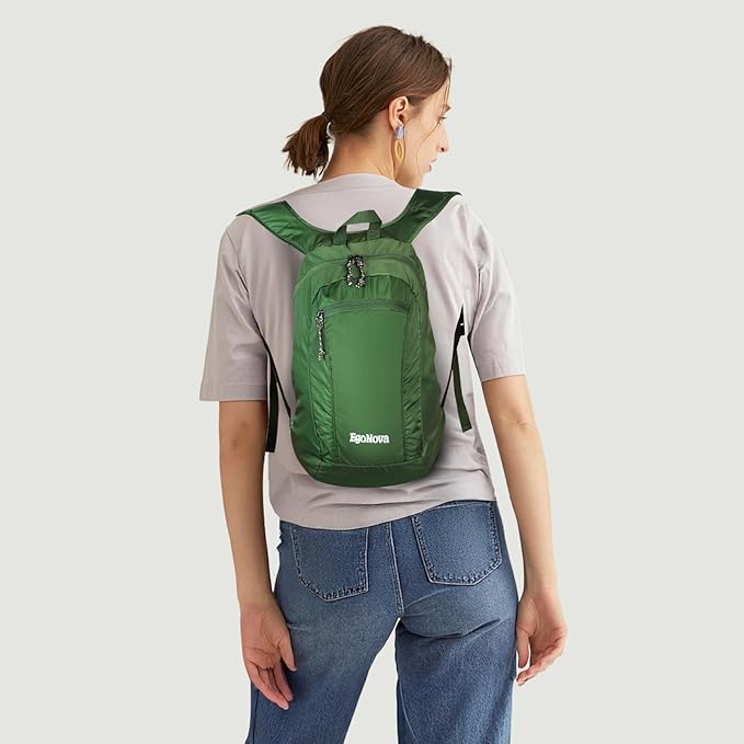 12L Ultralight & Thin Packable Daypack, Small Foldable Hiking Backpack Travel Bag, Water Resistant Day Pack for Men Women