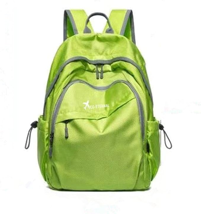 Geboldil Men's and women's waterproof backpack traveling backpack green3