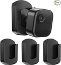 Blink Camera Mount, 3 Pack Adhesive Wall Mount Bracket for Blink Outdoor 4/Indoor/Mini/Mini 2, No Drill, Black