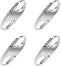 Small Carabiner Clips, Mini Carabiner, Premium Carabiner Clip, Carabiner, Zipper Pull Replacement, Zipper Lock, Small Carabiner, Upgraded SmallCarabiner, ZipperClips Anti Theft (4P White)