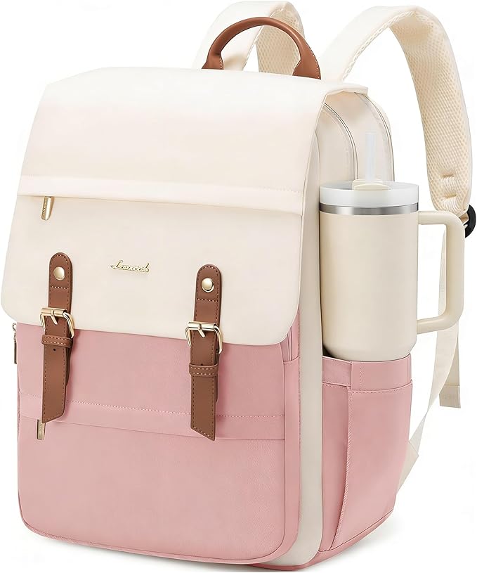 LOVEVOOK Travel Laptop Backpack Purse for Women Fashion Vintage Computer Backpack 15.6 Inch Large Teacher Nurse Backpack Casual Daypack for Business Work College