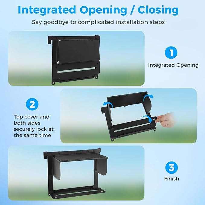 Game Changer Mounting Streaming Kit - Fence Phone Mount for Baseball - Game Changer Fence Holder with Shade and Power Bank Clip for iPhone, Samsung, Mevo, GoPro and Action Camera