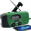 2000mAh/7400mWh Emergency Weather Radio with Flashlight, Hand Crank Radio Solar Power with AM FM NOAA, Rechargeable Battery, SOS Alarm, Headphone Jack, Compass for Survival Indoor/Outdoor Emergencies