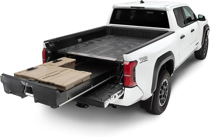 DECKED Truck Bed Storage System with System Accessories | Compatible with Toyota Tacoma (2005-2023) 5'1"