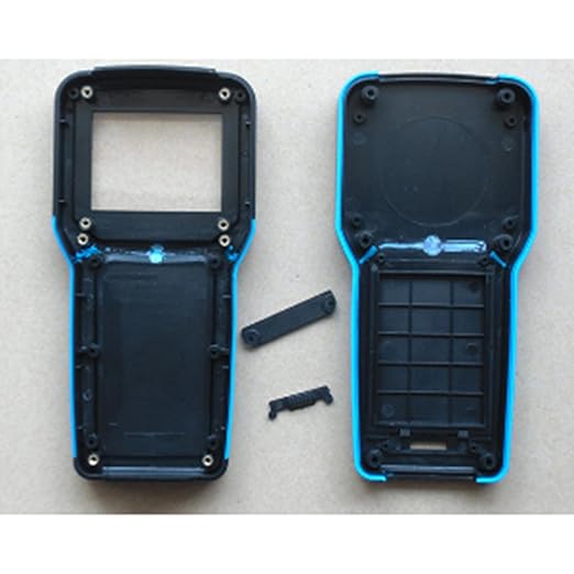 ABS Junction Box 204mmx100mmx35mm Portable Handheld Instrument Case Boxes Waterproof Dustproof Outdoor Project Box Cable Connection Protective Enclosure Black Blue
