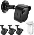 All-New Blink Outdoor Camera Wall Mount,3 Pack Weatherproof Housing, 360 Degrees Adjustable Bracket with Sync Module Core Mount for Blink Outdoor 2K+, 4th & 3rd Gen, Black(Camera is Not Included)