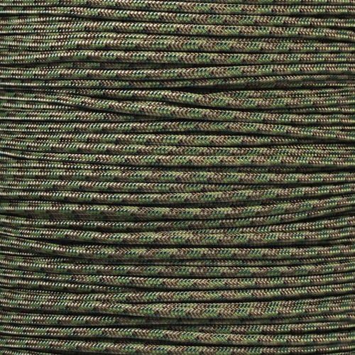 Paracord Planet 275lb Paracord – 3/32 Inch (2.38 mm) Nylon Crafting Cord with 5 Strand Inner Core – Multi Camo (10 ft)