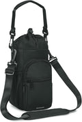 sportsnew Water Bottle Holder with Strap 32oz 40oz Insulated Water Bottle Carrier Sling Bag with Phone Pocket Crossbody
