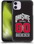 Head Case Designs Officially Licensed Ohio State University Go Buckeyes Football Graphics Hard Back Case Compatible with Apple iPhone 11