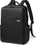 Laptop Backpack for Women, Work Business Traval Computer Backpacks with Laptop Compartment Waterproof Casual Daypack for Travel College,16Inch,Black