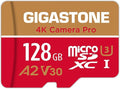 【5-Years Data Recovery】 GIGASTONE 128GB Micro SD Card, 4K Video Recording for GoPro, Action Camera, DJI, Drone, Nintendo-Switch, R/W up to 100/50 MB/s MicroSDXC Memory Card UHS-I U3 A2 V30