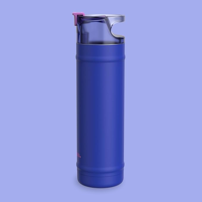 bubba 24 oz Dualsip Insulated Stainless Steel Water Bottle with Straw - Reusable, Leakproof, Lightweight, Dishwasher Safe, Lead-Free and BPA-Free, Ocean Energy