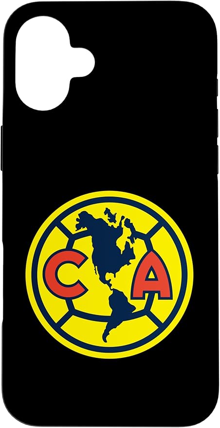 Club America Classic Crest Circle with Americas Map Case for iPhone 16 Plus