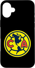 Club America Classic Crest Circle with Americas Map Case for iPhone 16 Plus