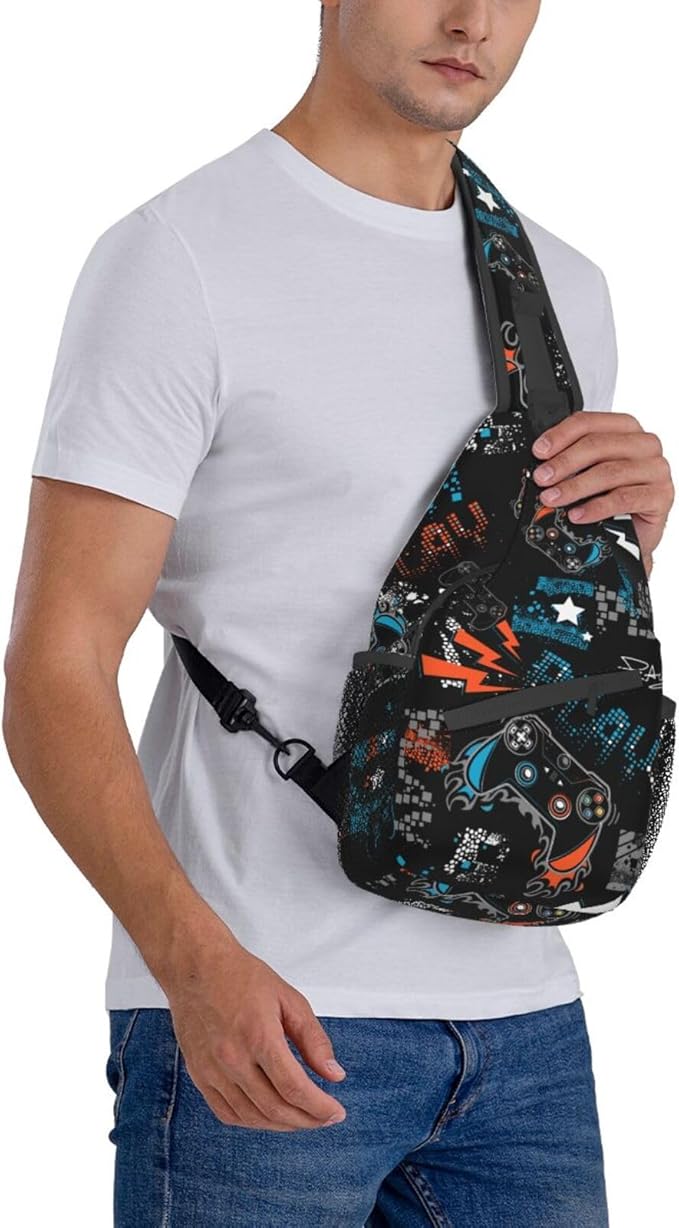 Sling Backpack For Men Hiking Daypack Crossbody Shoulder Bag Travel Chest Pack | Hiking, Travel