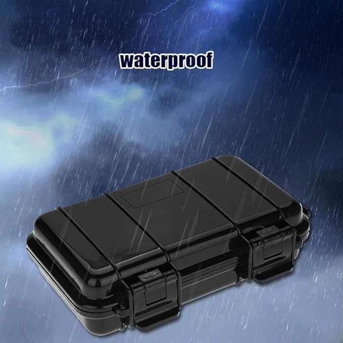 Protective Case, Outdoor Shockproof Storage Case with Sponge for Loading Smartphone Hard Drive and Other Small Electronic Devices (A)