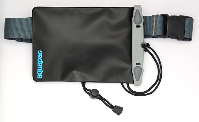 Aquapac Multi-Purpose Belt & Carrycord Waterproof Case, 5" by 7", 13 by 18cm, For Maps, Phones, Documents, Waterproof to 10m / 30ft, Belt & Lanyard Included