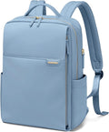 Laptop Backpack for Women, Work Business Traval Computer Backpacks with Laptop Compartment Waterproof Casual Daypack for Travel College,16Inch,Misty Blue