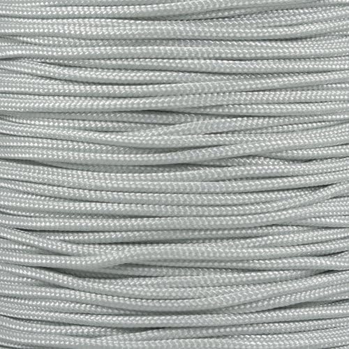 Paracord Planet 325 Paracord – 3 mm Type II Nylon Parachute Cord with 3 Inner Strands (Silver Gray, 100 ft)